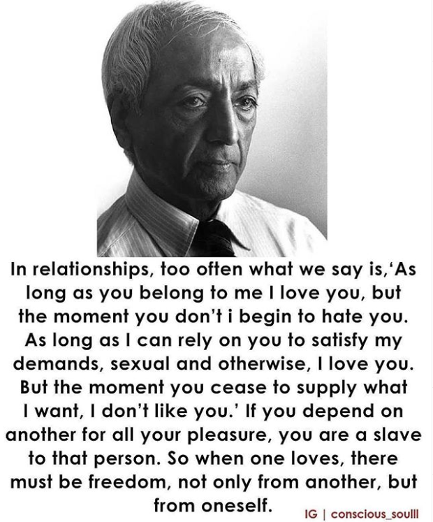 Krishnamurti Quote
